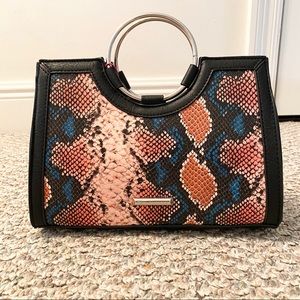 Enzo Angiolini Snakeskin Print Purse